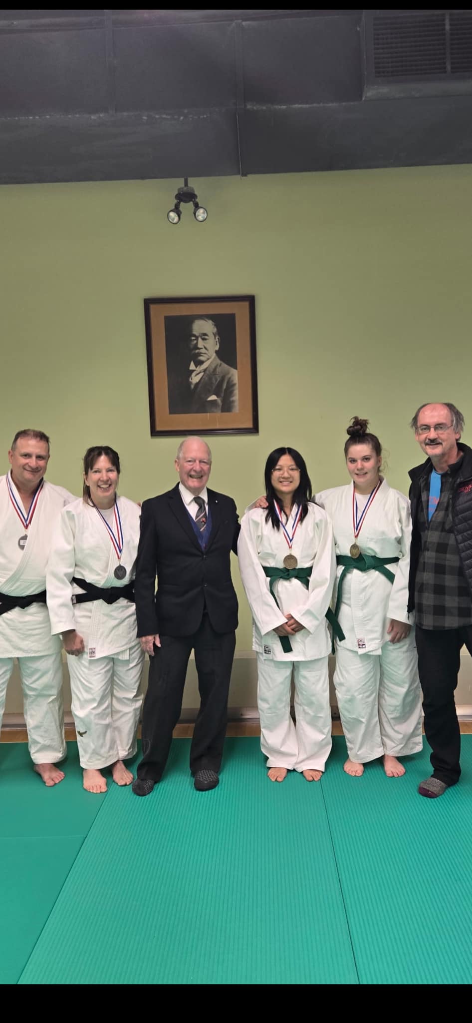 Youth members at kata competition